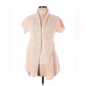 American Rag Cie Knit Bubble Gum Pink Cardigan Long Sleeve Size L